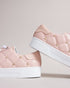 <P>Quilted Sneaker With Magnolia Studs</P>
